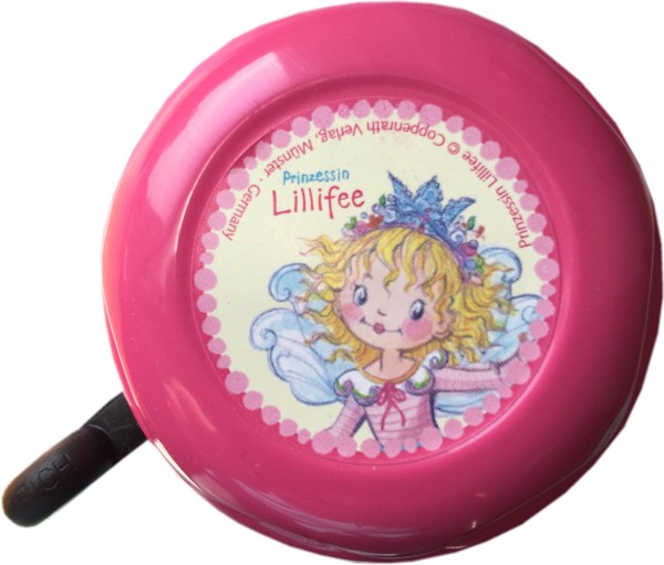 Kinderglocke Prinzessin Lillifee, Ø 55 mm, rosa, AS auf Headerkarte - 1
