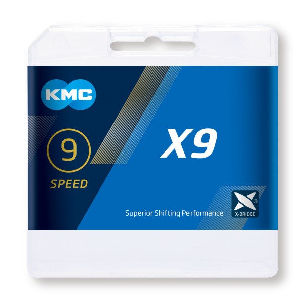 KMC Kette X9, für 9-fach Kettenschaltung, AS - 1